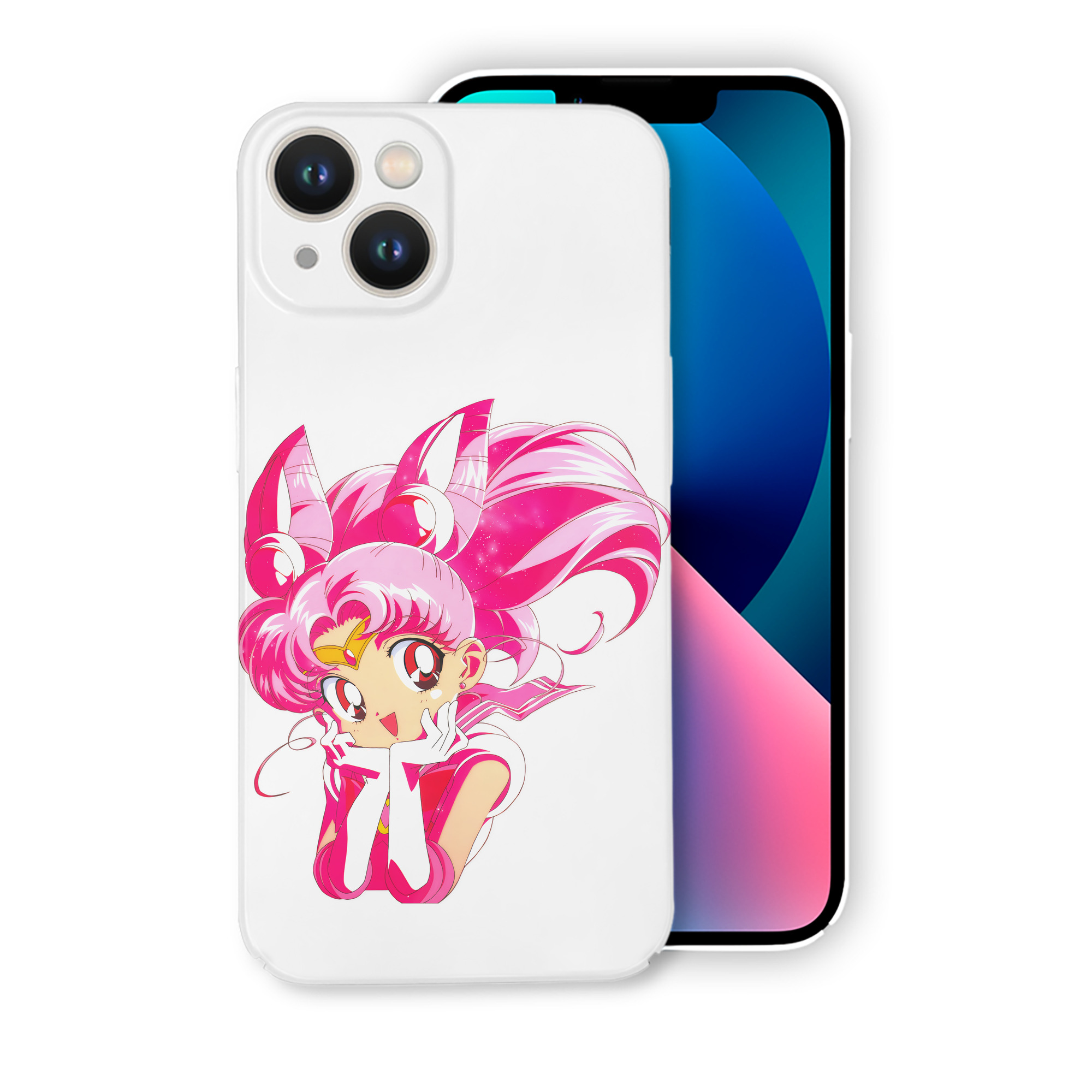 （画像用） 美少女戦士セーラームーン ちびうさ Sailor Moon Chibiusa Tsukino Usagi Small Lady Serenity 【iPhone 14シリーズ対応】ハードケース